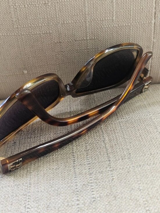 Fendi Women Sunglasses Brown Tortoise FS5232R Eyewear Shades Made in Italy main image 6